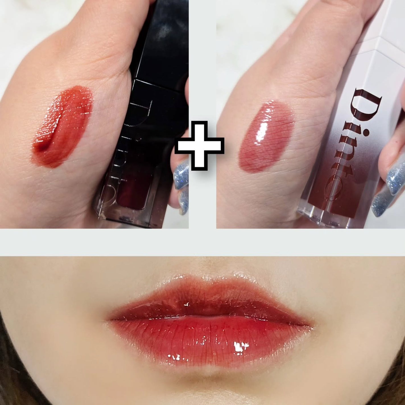 ミラーレスリップオイルグロス/Dinto/リップグロスを使ったクチコミ(5枚目)