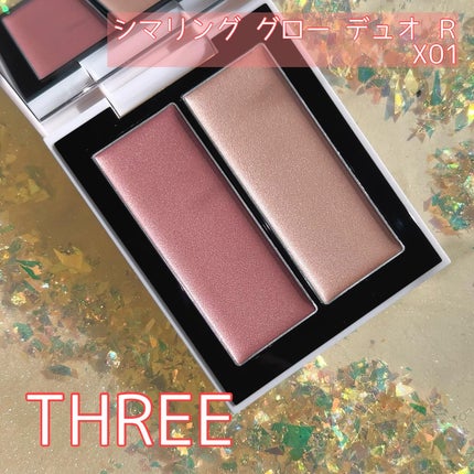 THREE シマリング グロー デュオ R X01/THREE/クリームハイライトの画像