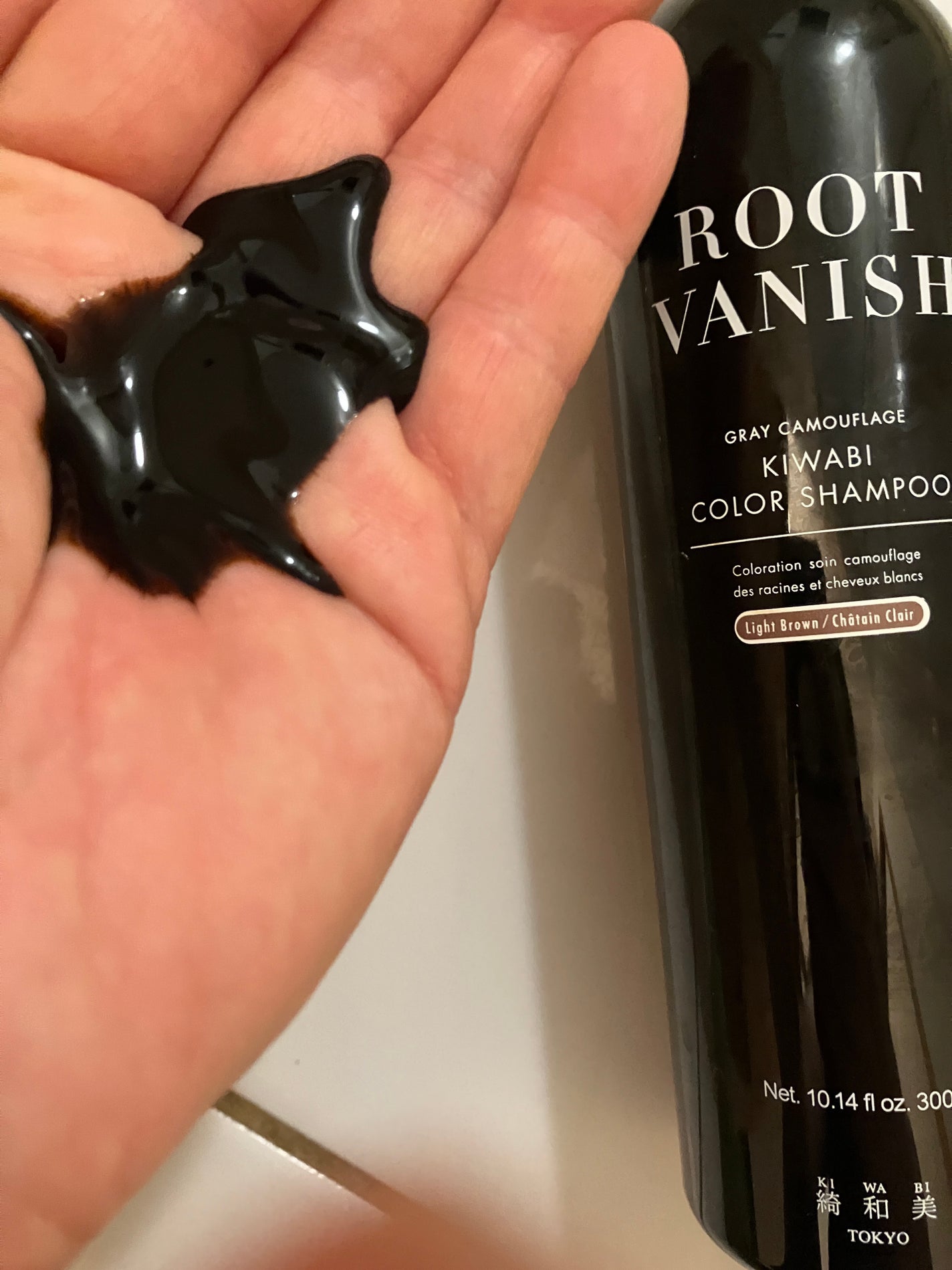 ROOT VANISH 白髪染めカラーシャンプー/ トリートメント/綺和美/市販シャンプーを使ったクチコミ(3枚目)