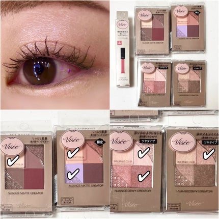 ニュアンス マット クリエイター/Visée/アイシャドウパレットを使ったクチコミ(3枚目)