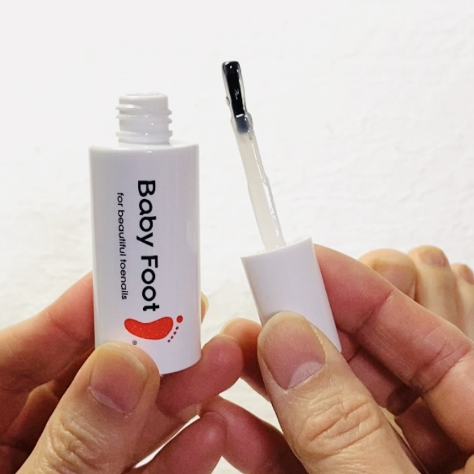 ベビーフット 足爪プロティンパック/ベビーフット/レッグ・フットケアを使ったクチコミ（2枚目）