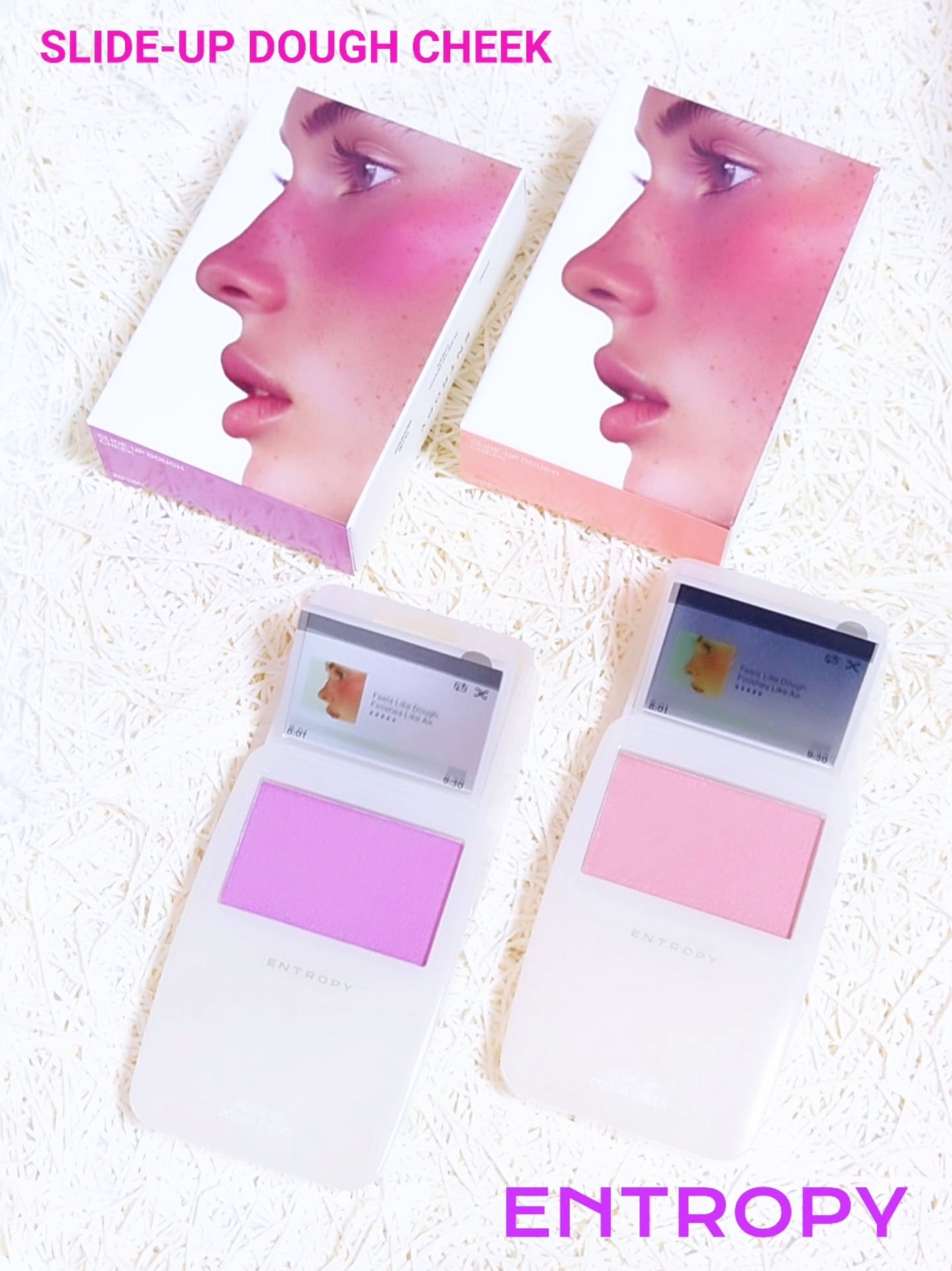 スライドアップドウチーク/ENTROPY/ジェル・クリームチークを使ったクチコミ(1枚目)