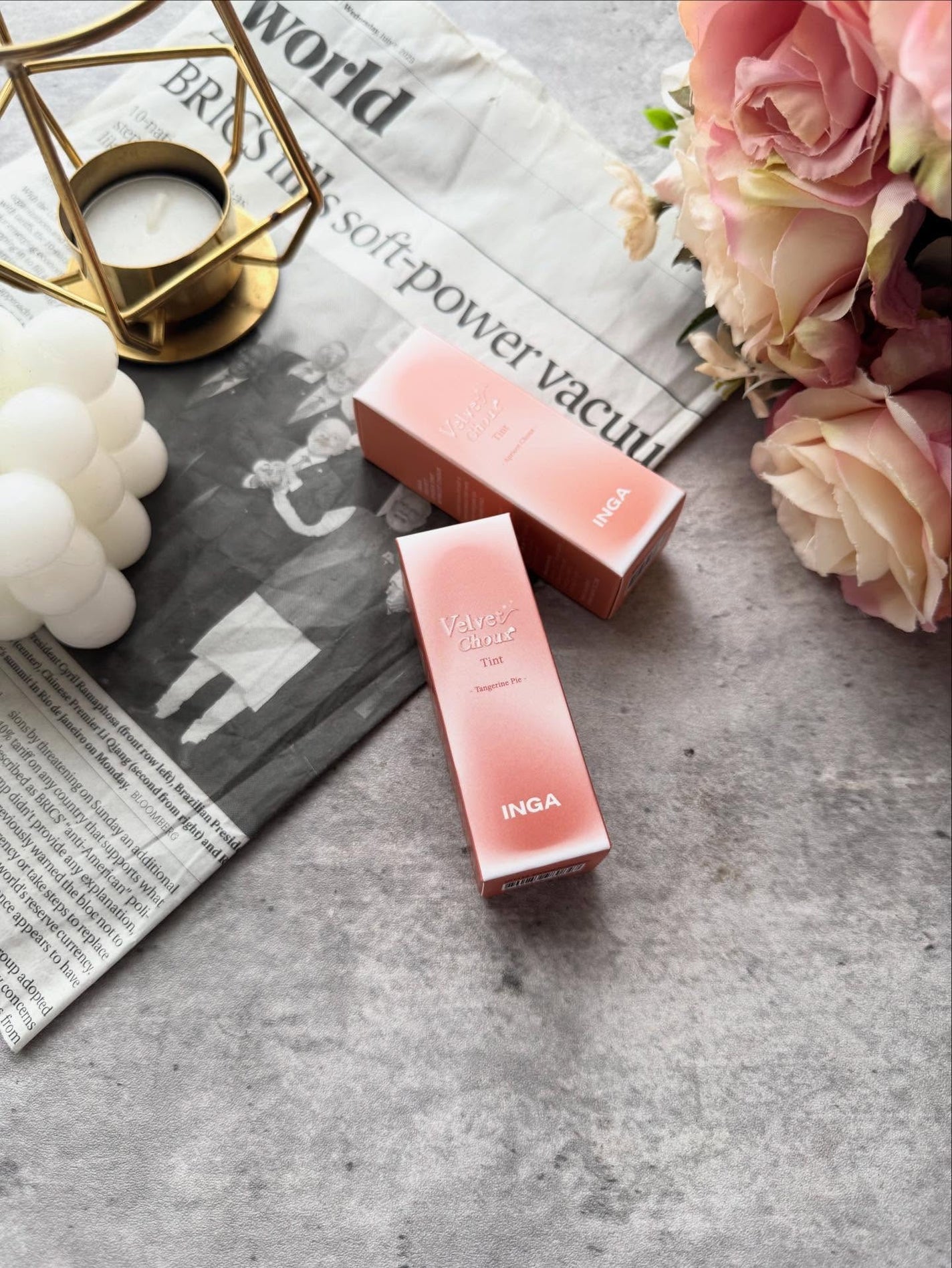 ウォーターグローリップティント/INGA/リップティントを使ったクチコミ(5枚目)