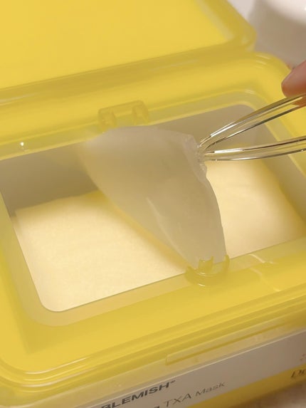 レッドブレミッシュ クイックトーニングTXAマスク/Dr.G/シートマスク・パックを使ったクチコミ(3枚目)