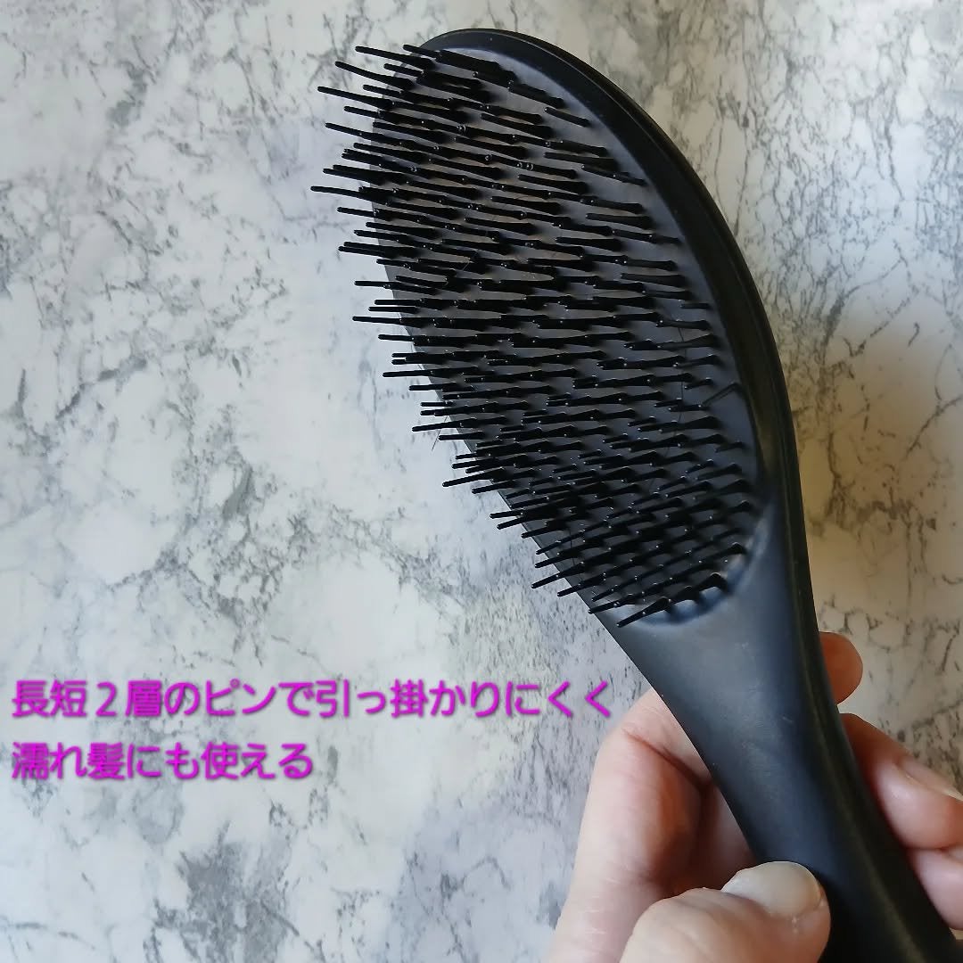 87saku ハナサク デタングリングブラシ/87saku/ヘアブラシを使ったクチコミ(3枚目)