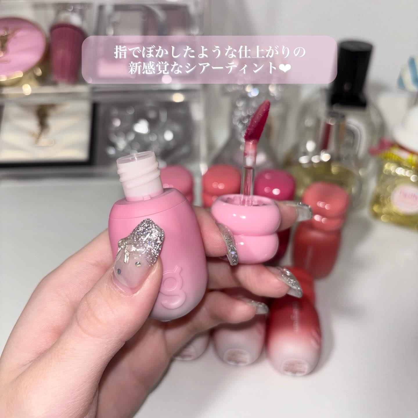 カラーグラム ジューシージャムブラーティント/Colorgram/リップティントを使ったクチコミ（3枚目）