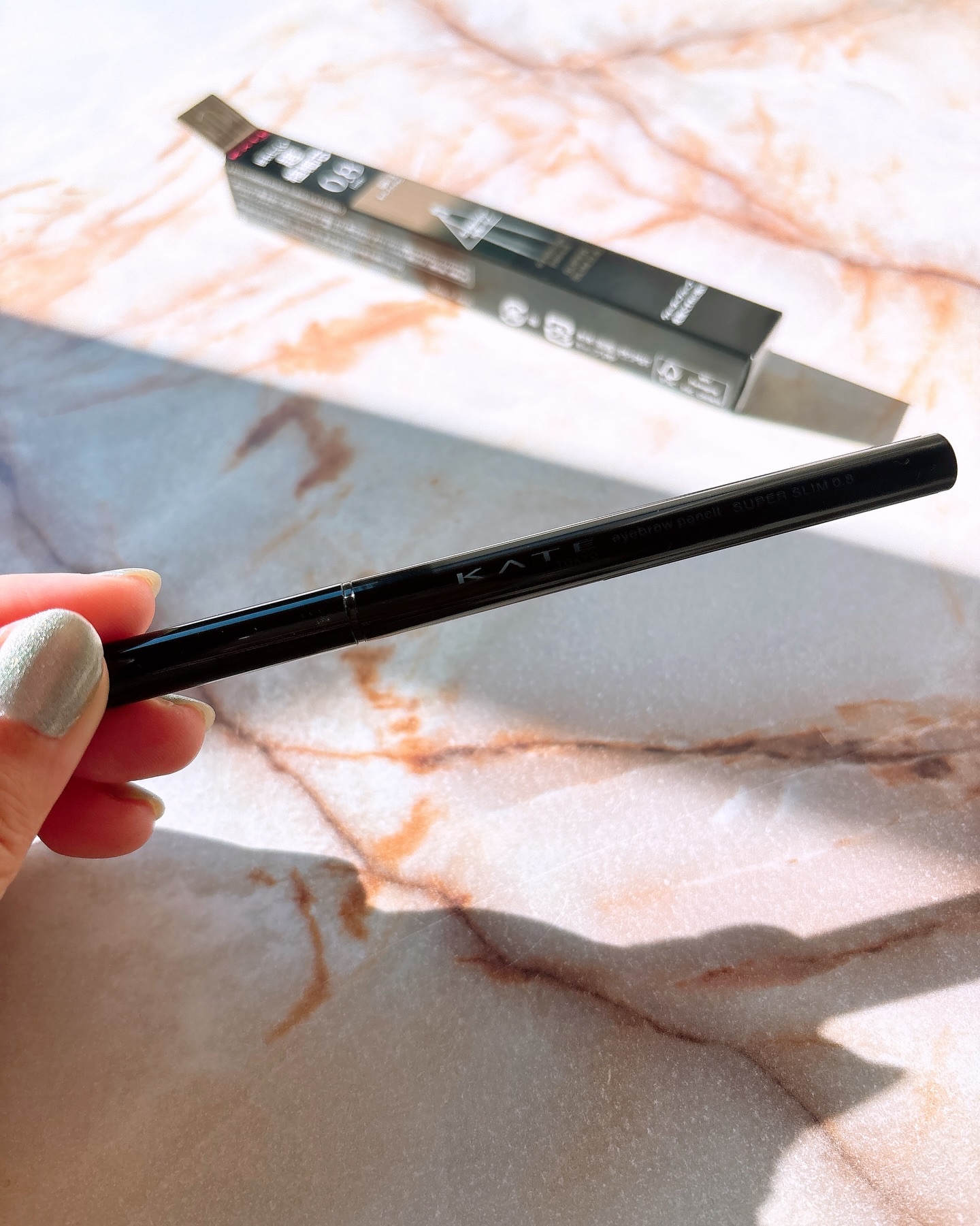 ケイト アイブロウペンシルスーパースリム0.8/KATE/アイブロウペンシルを使ったクチコミ（2枚目）