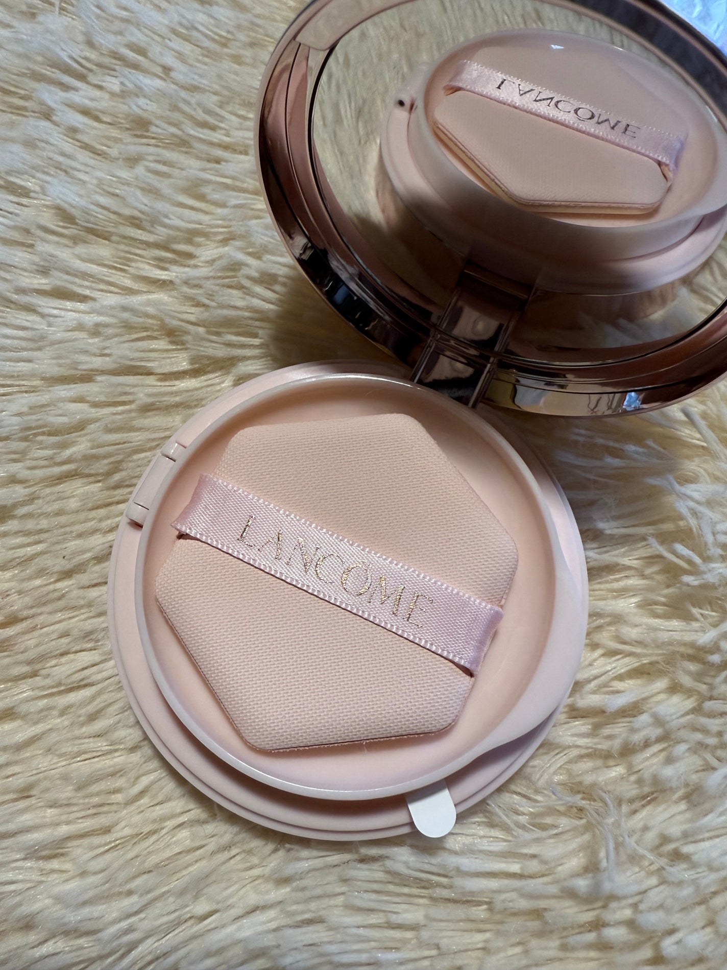 イドル スキン セラム ファインカバー クッション /LANCOME/クッションファンデーションを使ったクチコミ(5枚目)