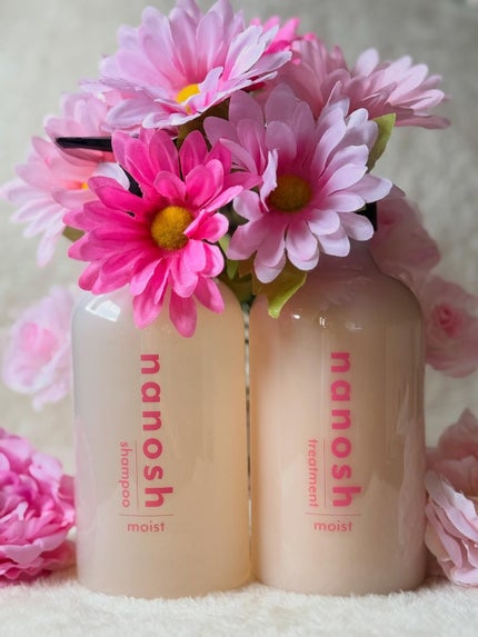 ナノバブル シャンプー&トリートメント モイスト/nanosh/市販シャンプーを使ったクチコミ(1枚目)