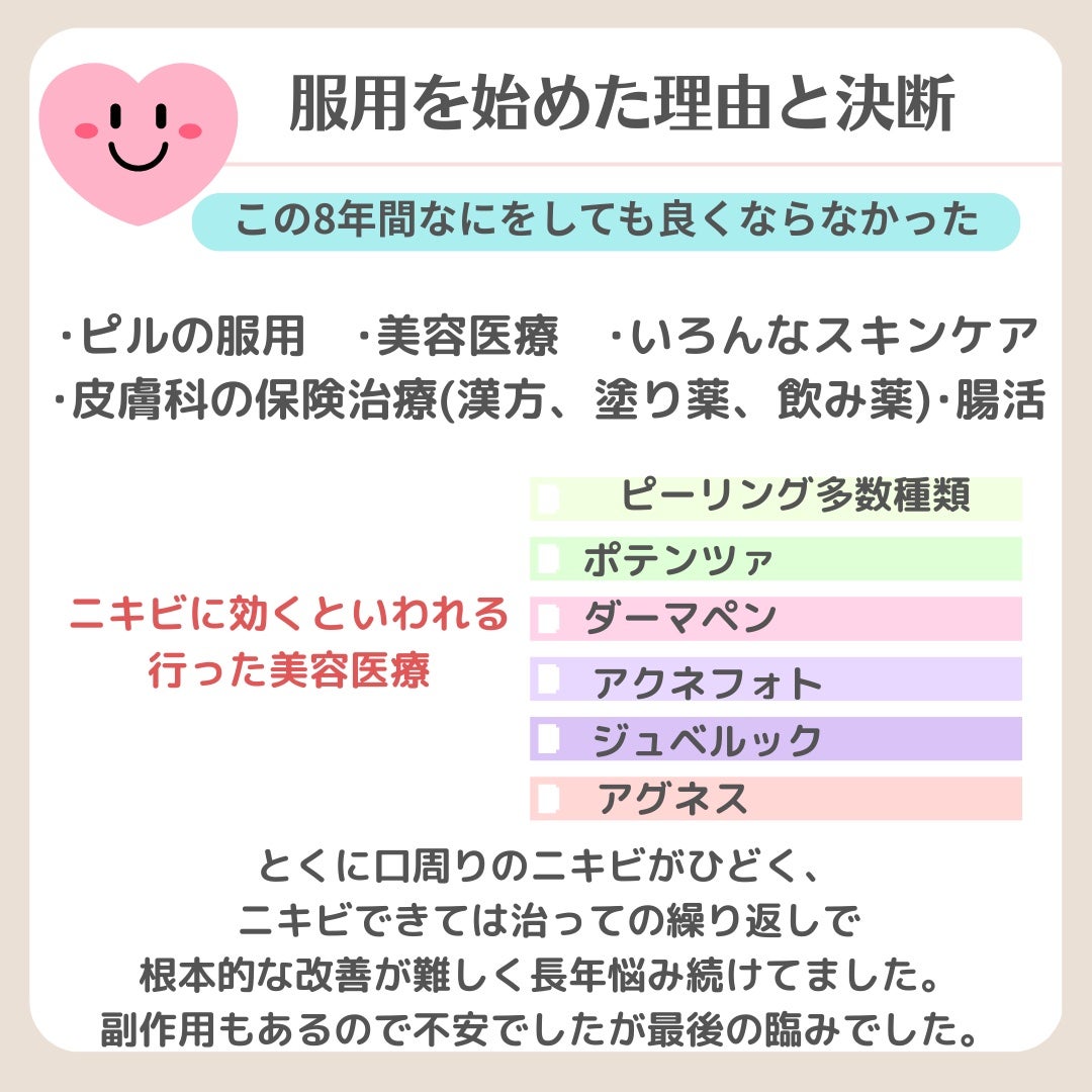 ななさん(肌年齢-8歳)フォロバします♡ on LIPS 「【8年間ニキビ・ニキビ跡との闘い】ニキビ治療の最後の砦 イソト..」(4枚目)