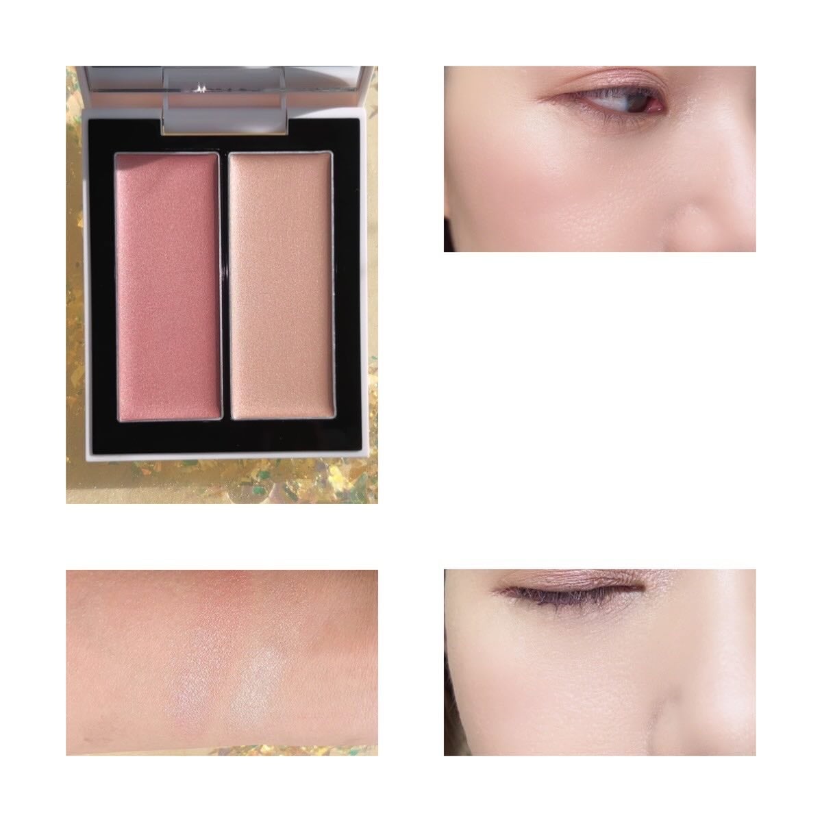 THREE シマリング グロー デュオ R/THREE/クリームハイライトを使ったクチコミ(5枚目)