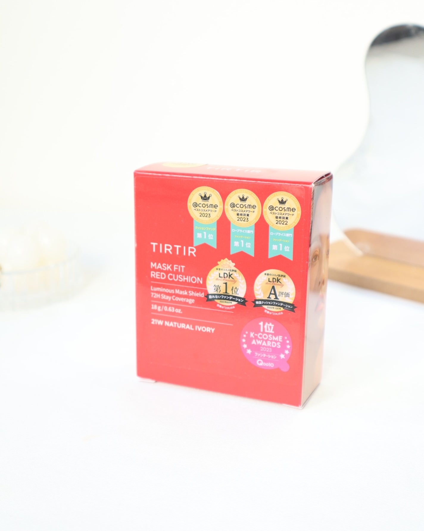 マスク フィット レッド クッション/TIRTIR(ティルティル)/クッションファンデーションを使ったクチコミ(5枚目)