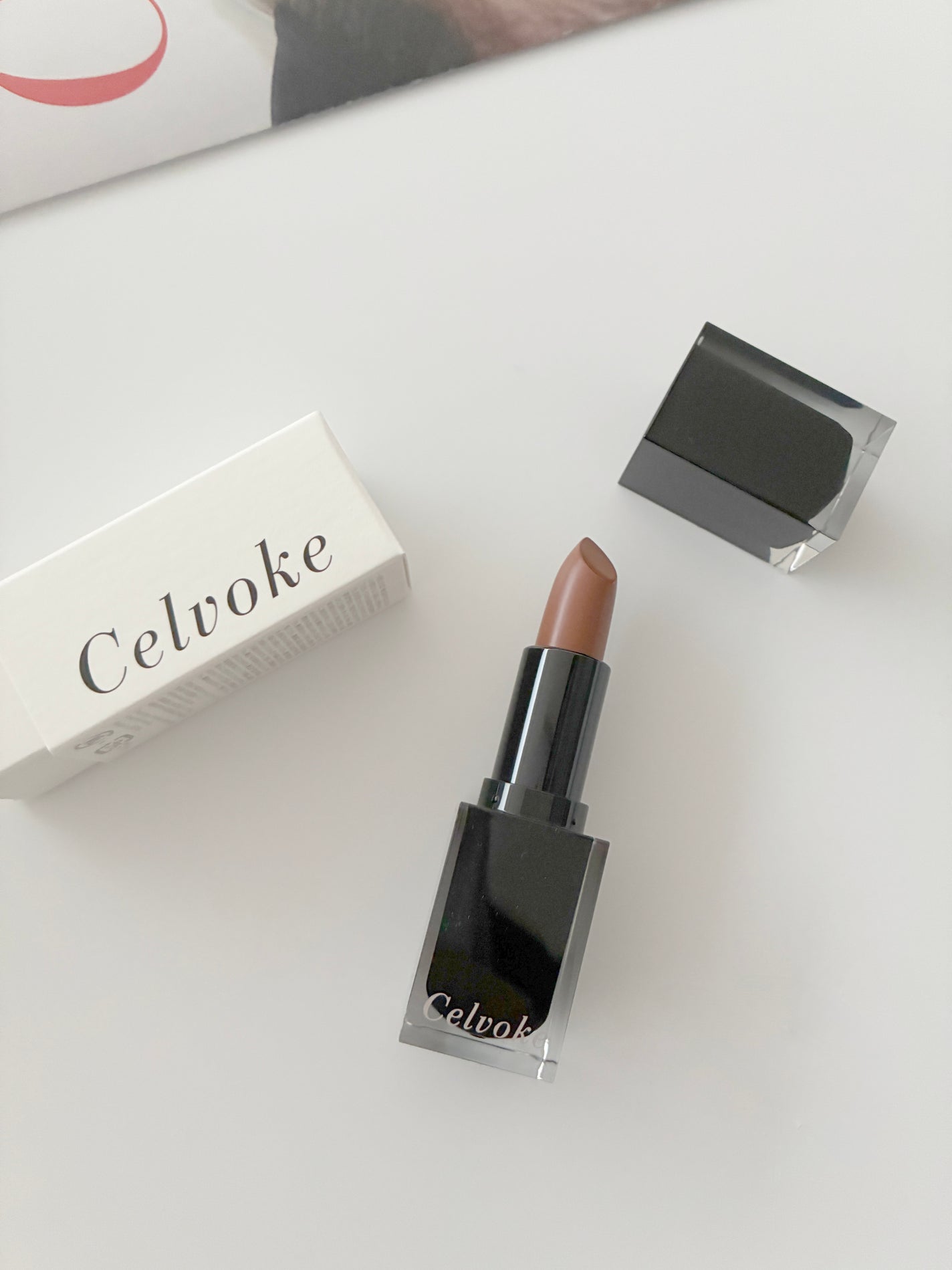 セルヴォーク ルージュ オー ミューテッドグロウ/Celvoke/口紅を使ったクチコミ(3枚目)