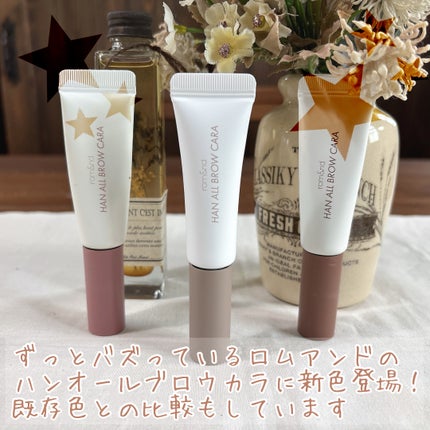 ハンオールブロウカラ/rom&nd/眉マスカラを使ったクチコミ(2枚目)