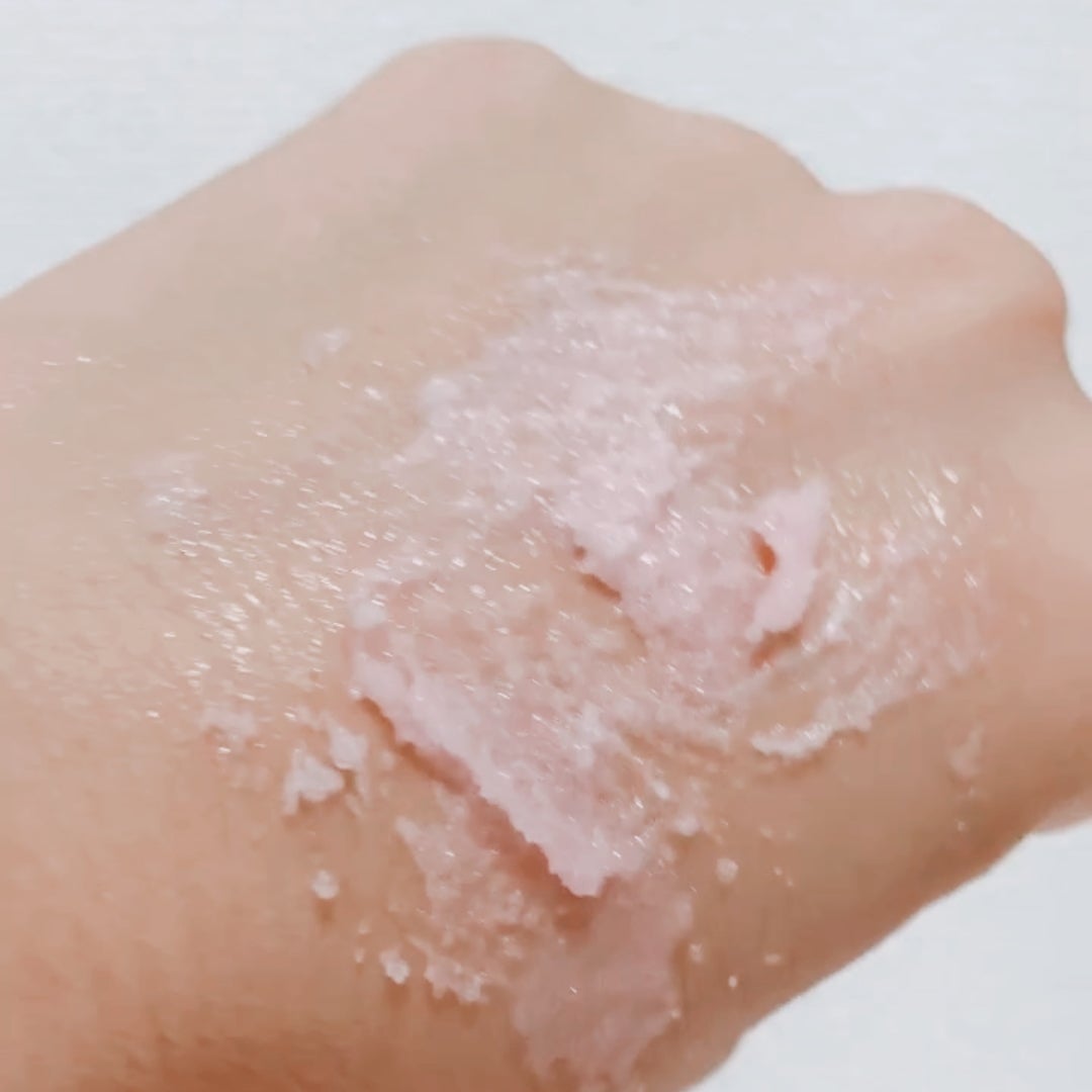 Q+Me スウィート ボム タラソ スクラブ/AGARISM/バスト・ヒップケアを使ったクチコミ(3枚目)