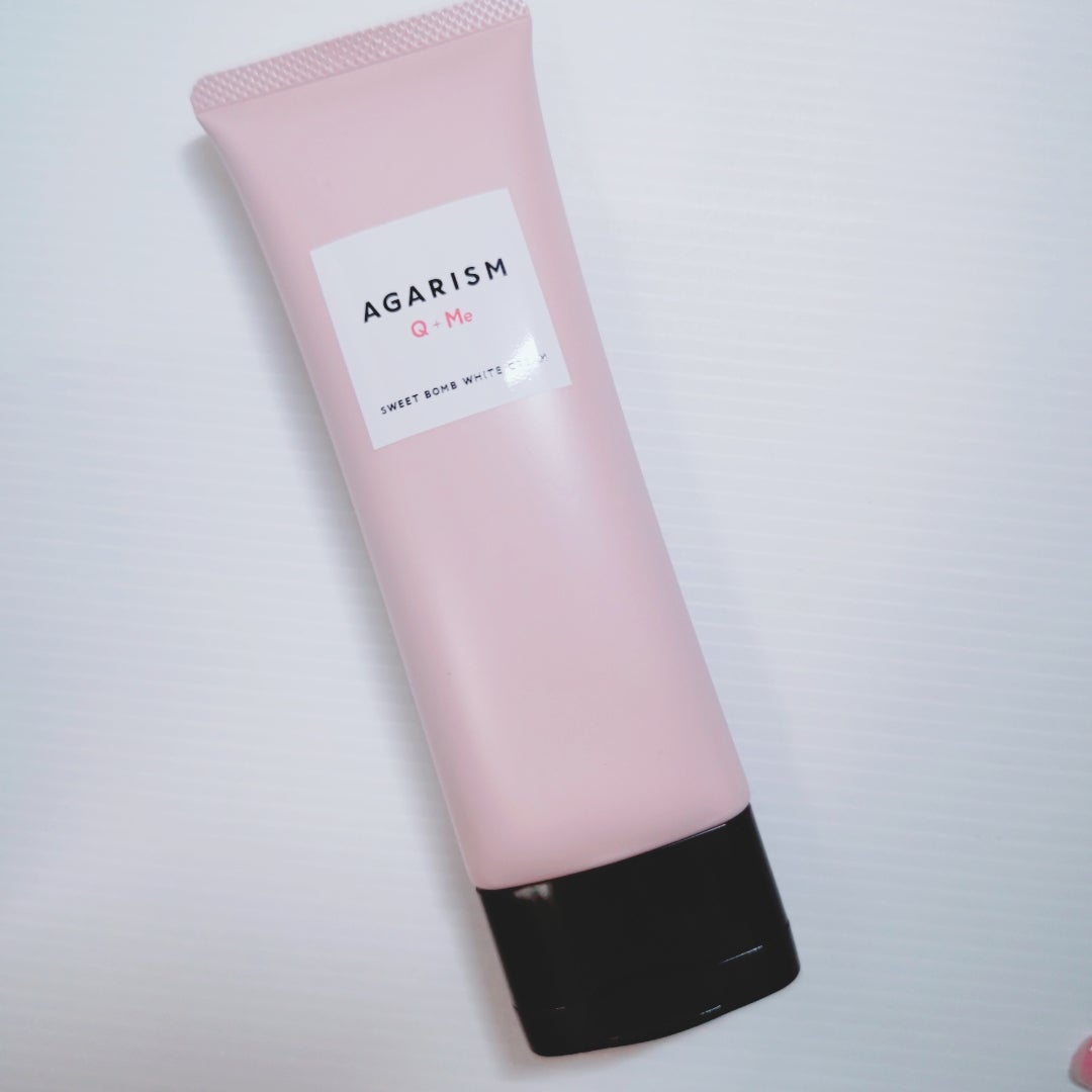 キューミースウィートボムホワイトクリーム/AGARISM/ボディクリームを使ったクチコミ（1枚目）