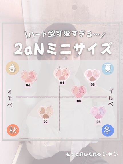 ラブクローバーパレット/2aN/アイシャドウパレットを使ったクチコミ(1枚目)