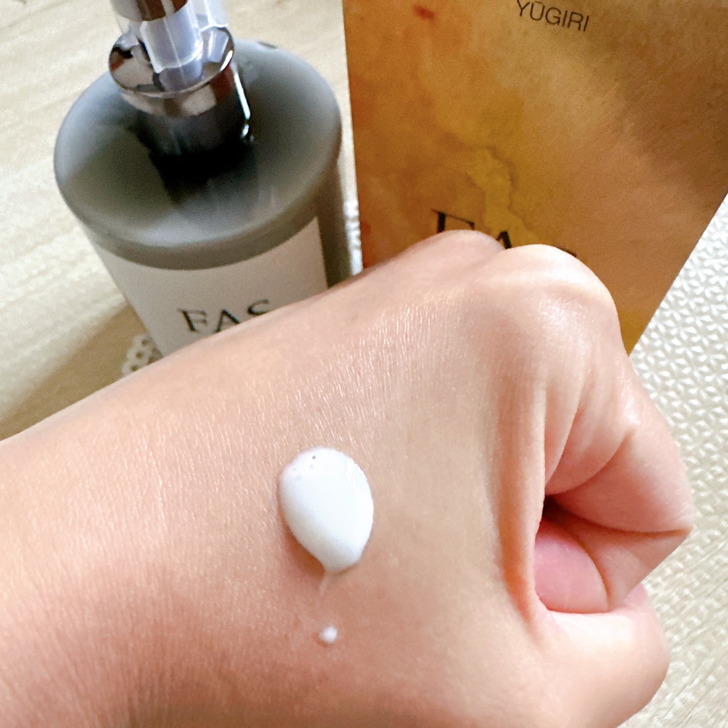 FAS ザ ドレープ ボディミルク YŪGIRI/FAS/ボディミルクを使ったクチコミ(4枚目)