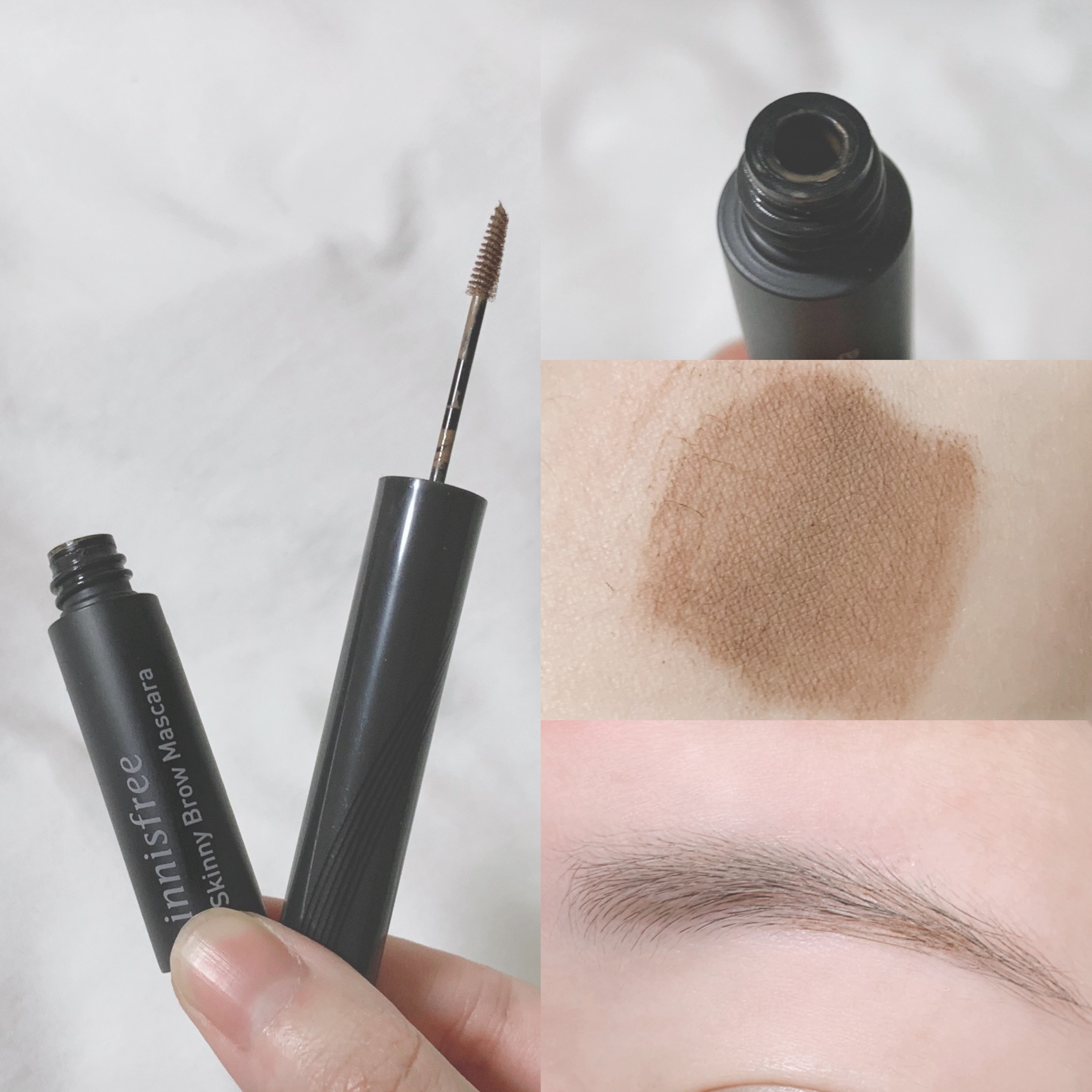 スキニー ブロウカラ/innisfree/眉マスカラを使ったクチコミ（3枚目）