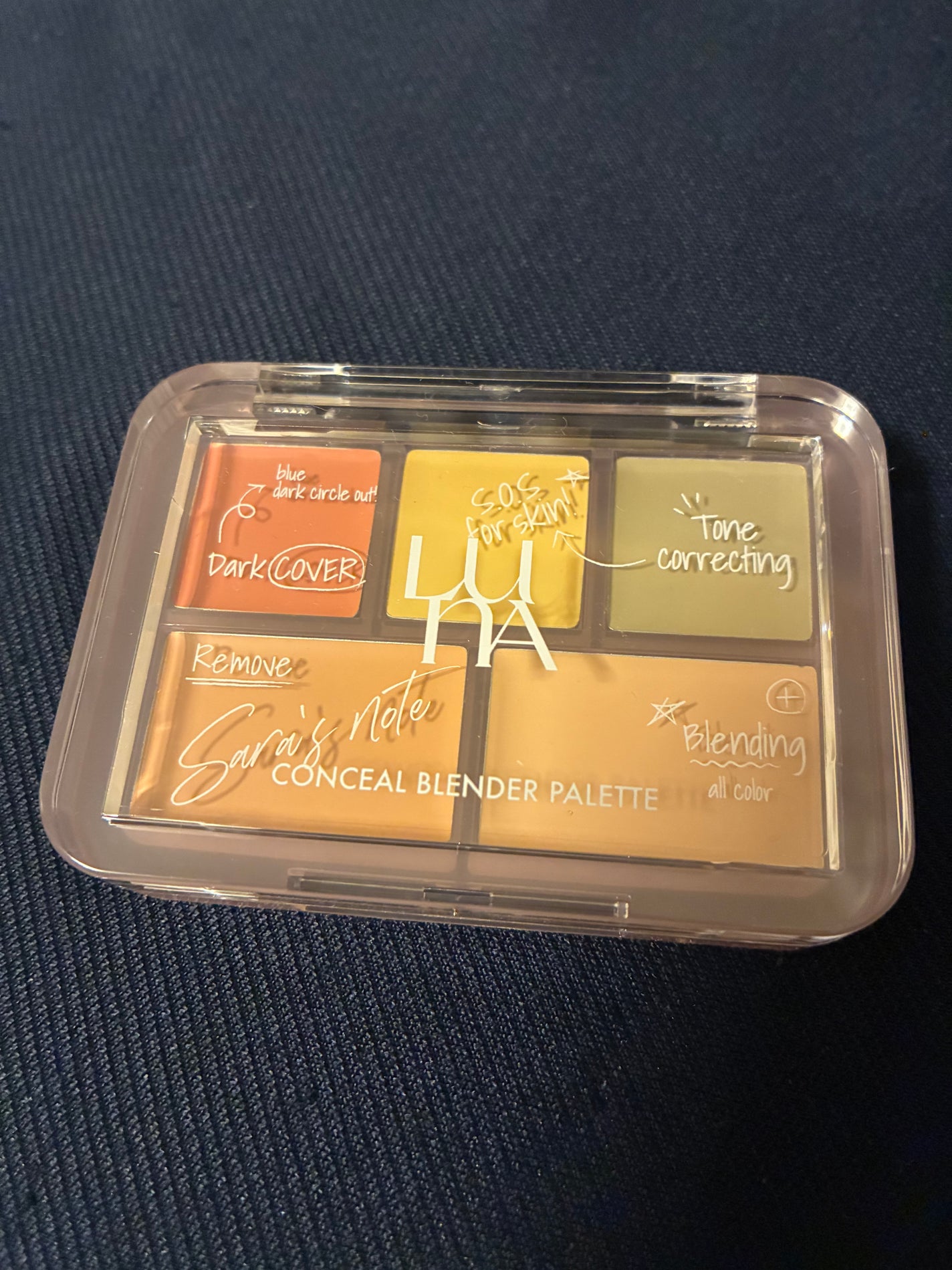 コンシールブレンダーパレット/LUNA/パレットコンシーラーを使ったクチコミ(3枚目)
