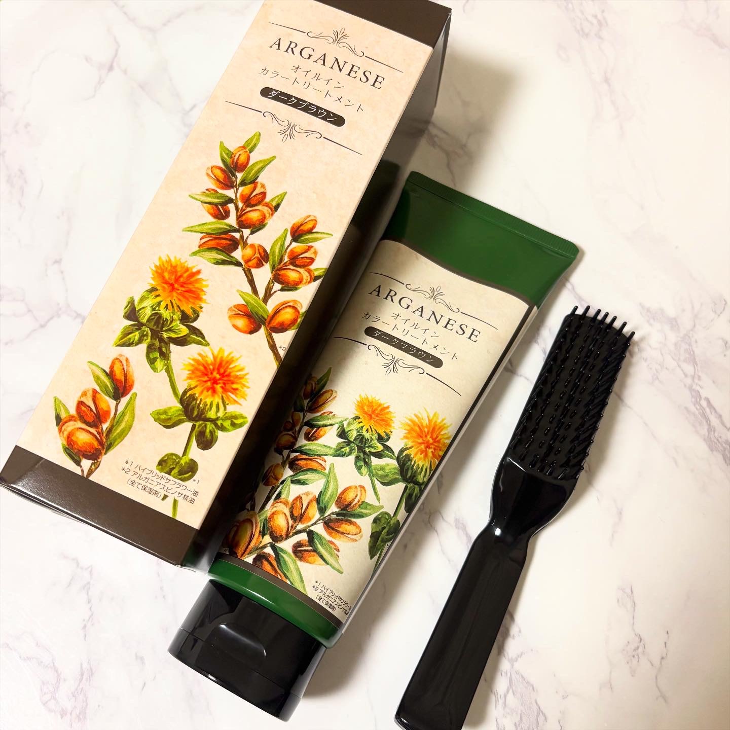 アルガネーゼ オイルインカラートリートメント/ウィルミナ/ヘアカラーを使ったクチコミ（1枚目）