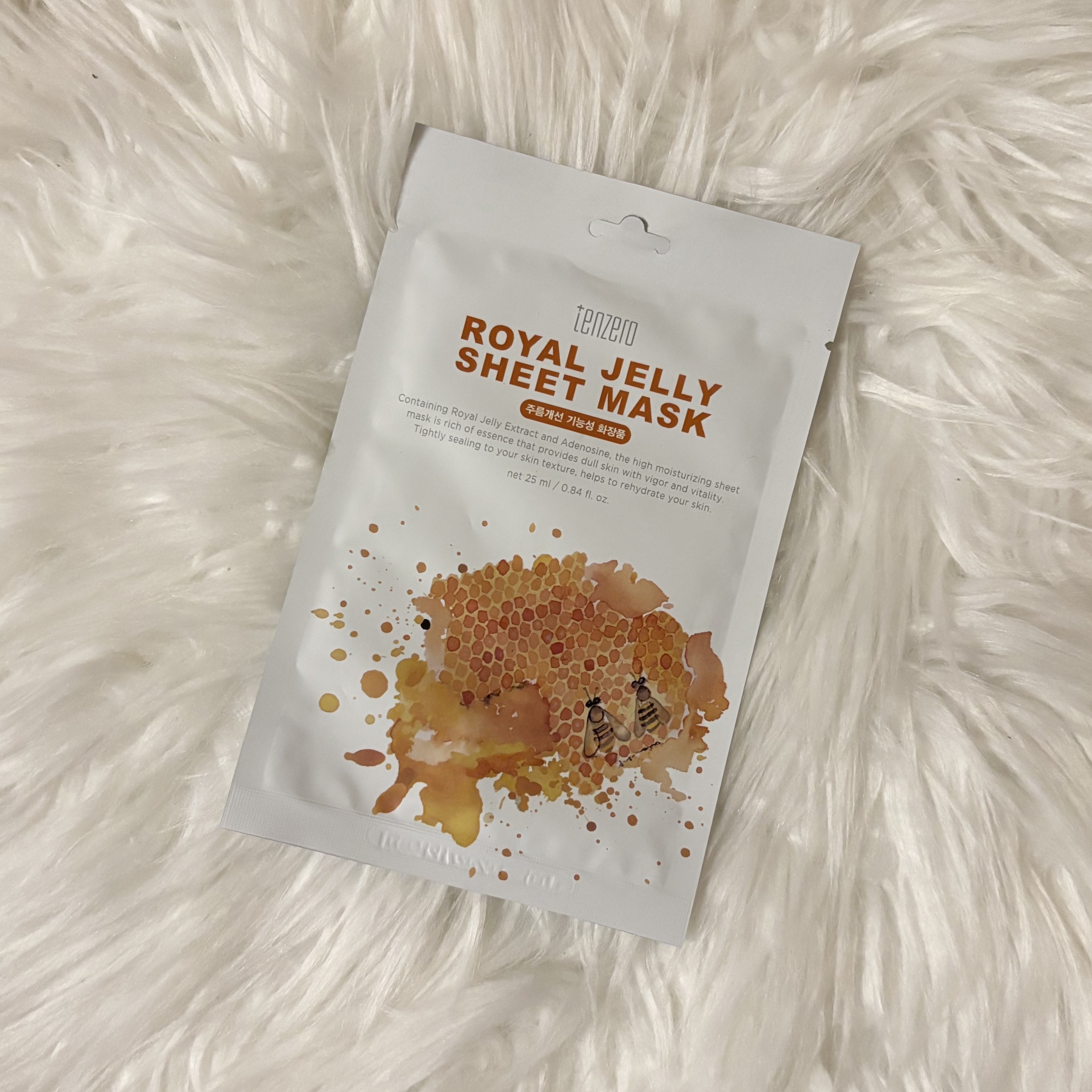 🧡テンゼロ：ローヤルゼリーシートマスク

Point
☑︎肌をなめらかに整え、弾力とハリを与える整肌成分アデノシン配合
☑︎ローヤルゼリーエキス配合

#うるふわ髪アプデ計画 