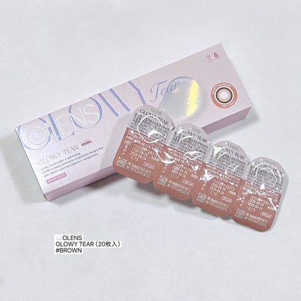 Glowy Tear 1day/OLENS/ワンデー(1DAY)カラコンを使ったクチコミ(5枚目)