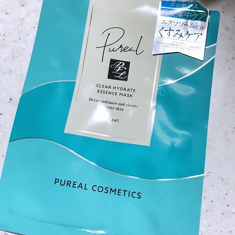 ピュレア クリアハイドレイトエッセンスマスク 1枚入(25mL)/ピュレア/シートマスク・パックを使ったクチコミ（1枚目）