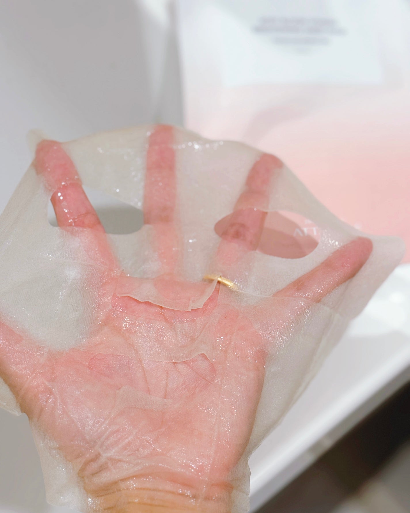 ROSY BLOOM VITAMIN BRIGHTENING SHEET MASK/ATTATION/シートマスク・パックを使ったクチコミ(4枚目)