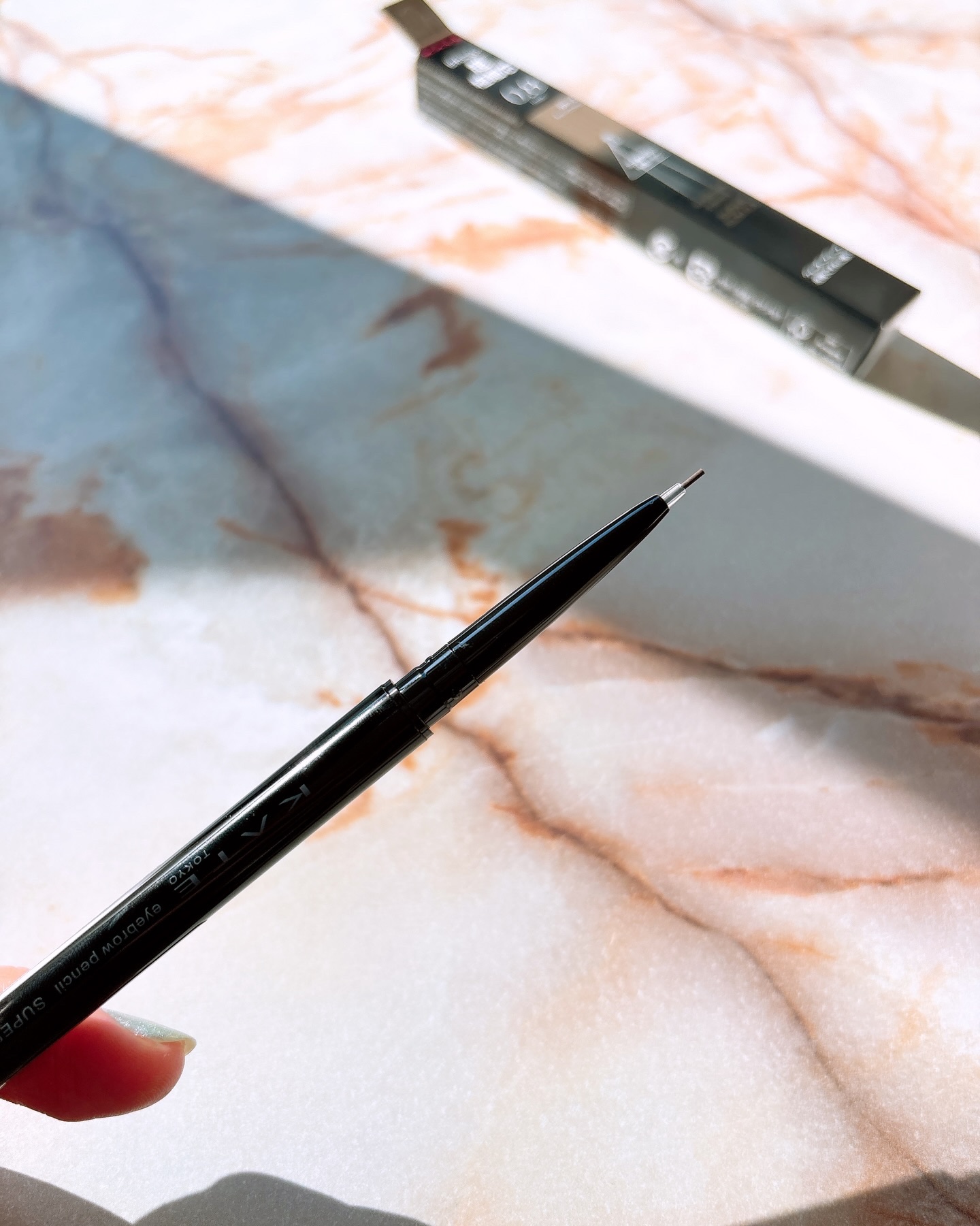 ケイト アイブロウペンシルスーパースリム0.8/KATE/アイブロウペンシルを使ったクチコミ（3枚目）