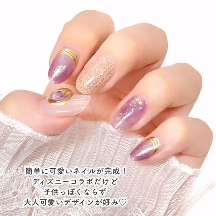 セミキュアジェルネイル(ハンド)/ohora/ネイルシールを使ったクチコミ(5枚目)