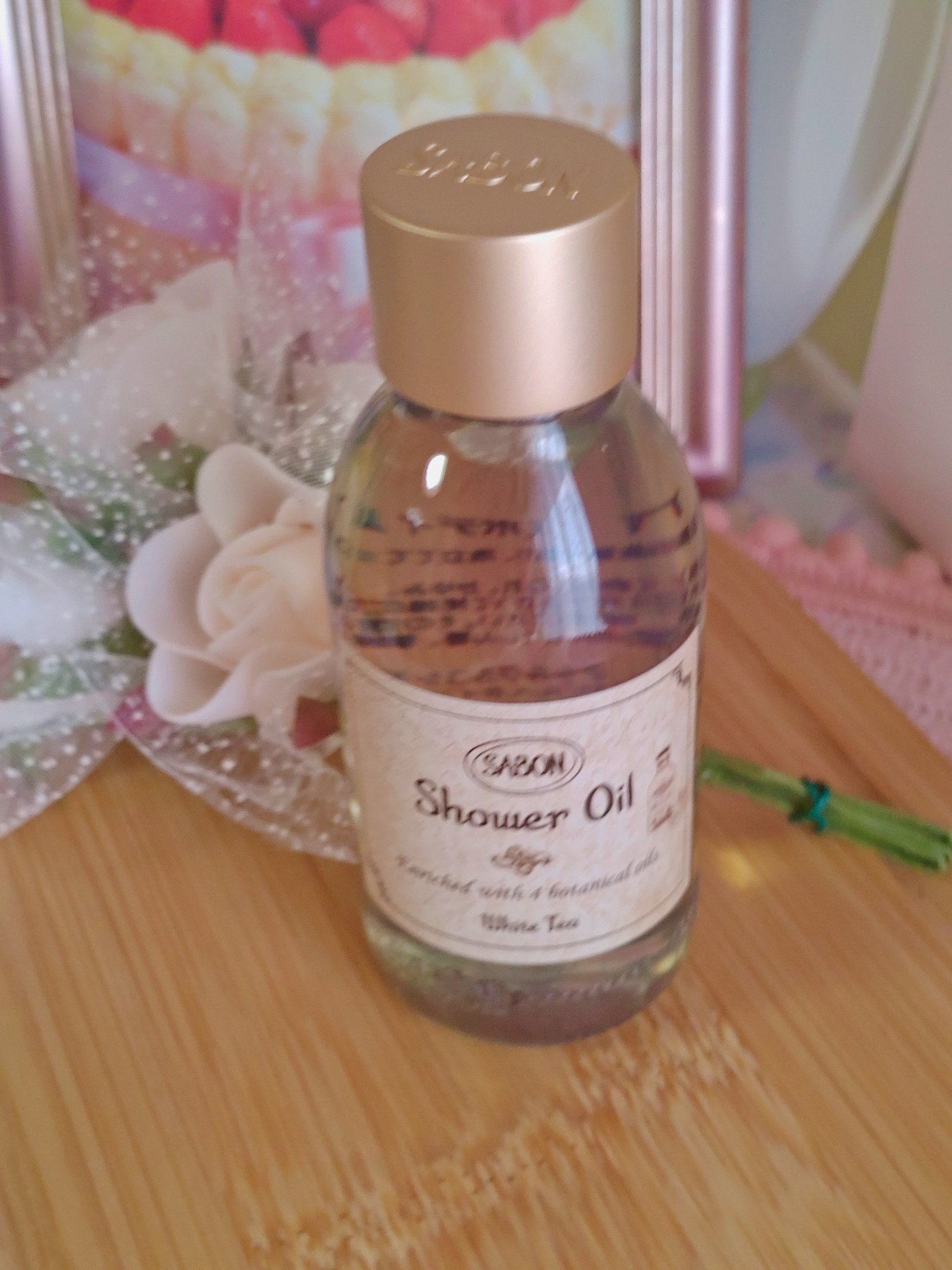 シャワーオイル ホワイトティー/SABON/ボディソープを使ったクチコミ（2枚目）