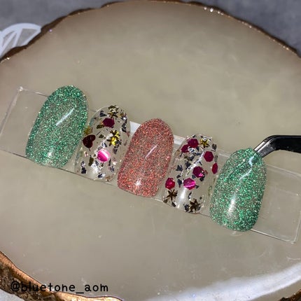 フラッシュパウダー/WSPT JAPAN/ネイル用品を使ったクチコミ(5枚目)