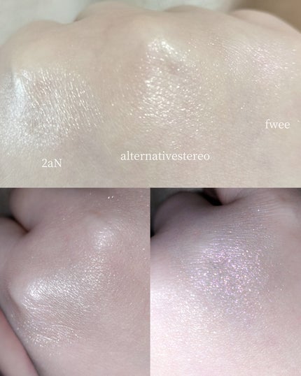グリッツストーングリッターミニ/fwee/クリームハイライトを使ったクチコミ(8枚目)