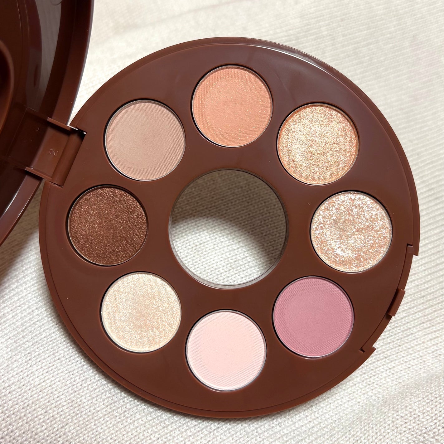 アイトーン ドーナツアイシャドウパレット/TONYMOLY/アイシャドウパレットを使ったクチコミ(2枚目)