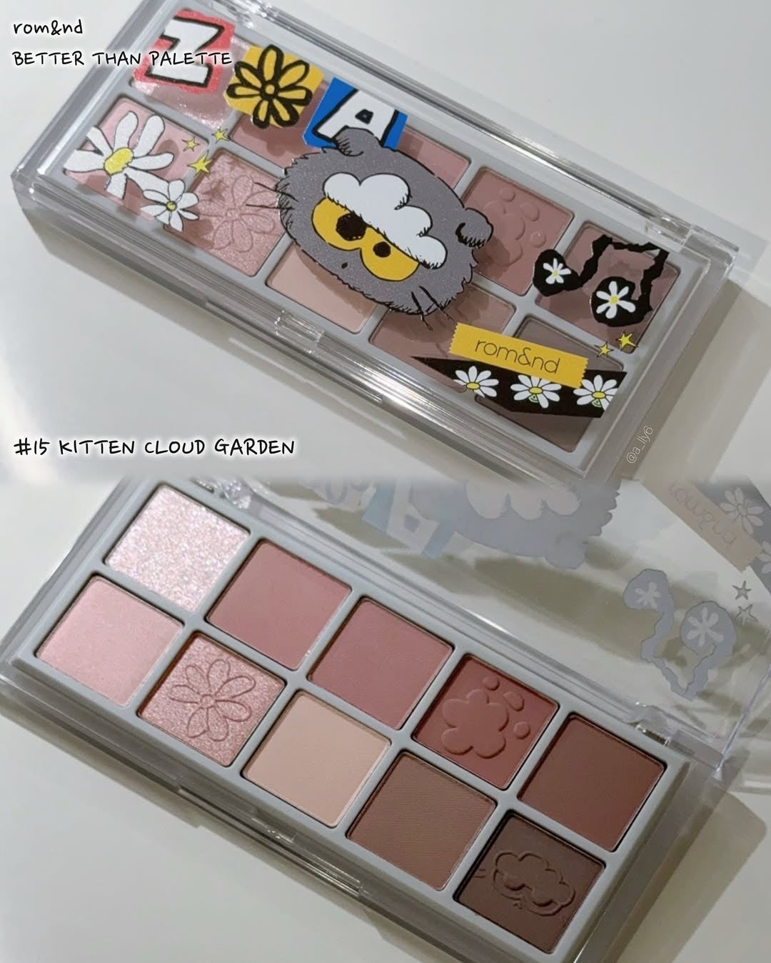 ベターザンアイズ/rom&nd/アイシャドウパレットを使ったクチコミ(7枚目)