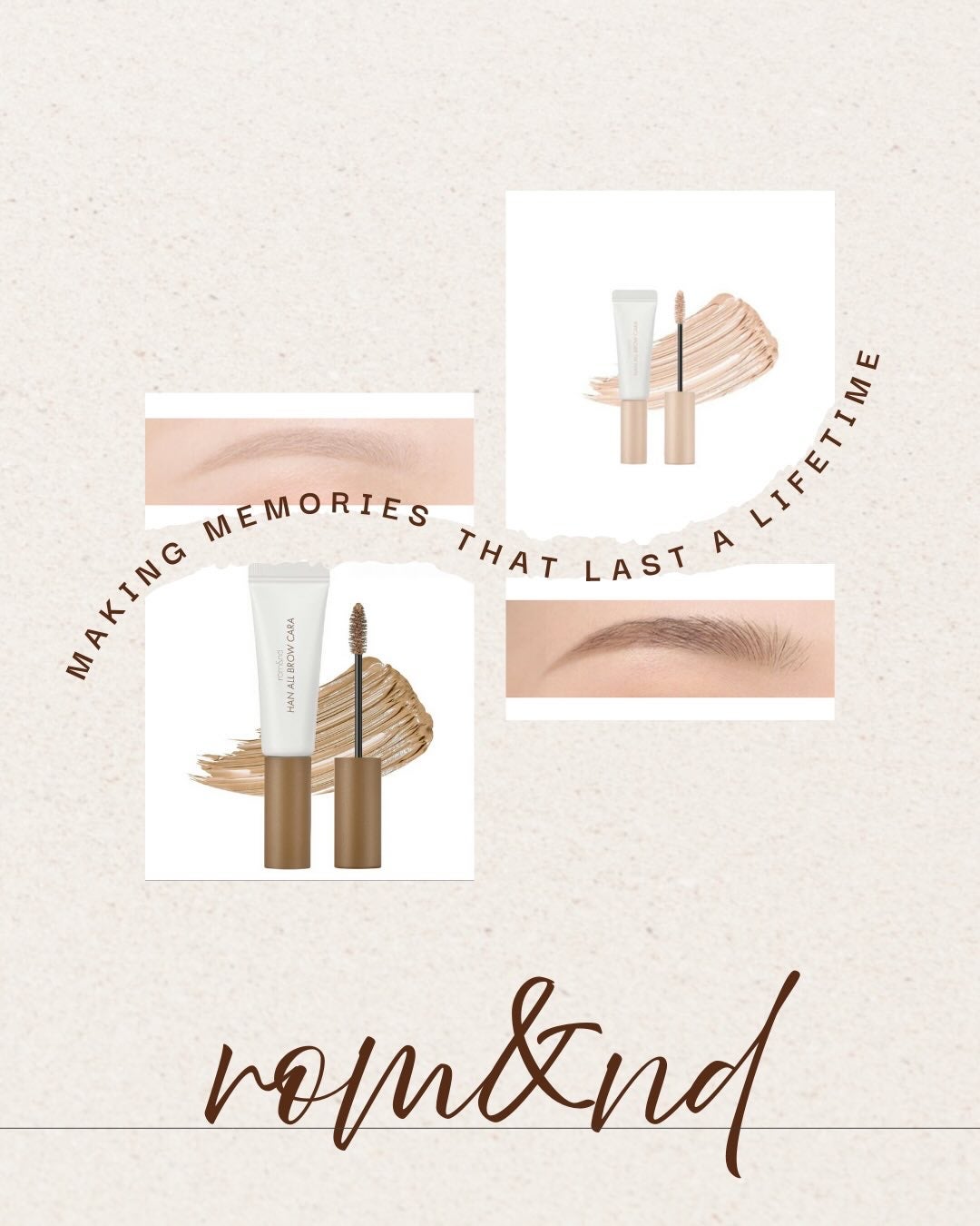 ハンオールブロウカラ/rom&nd/眉マスカラを使ったクチコミ(2枚目)