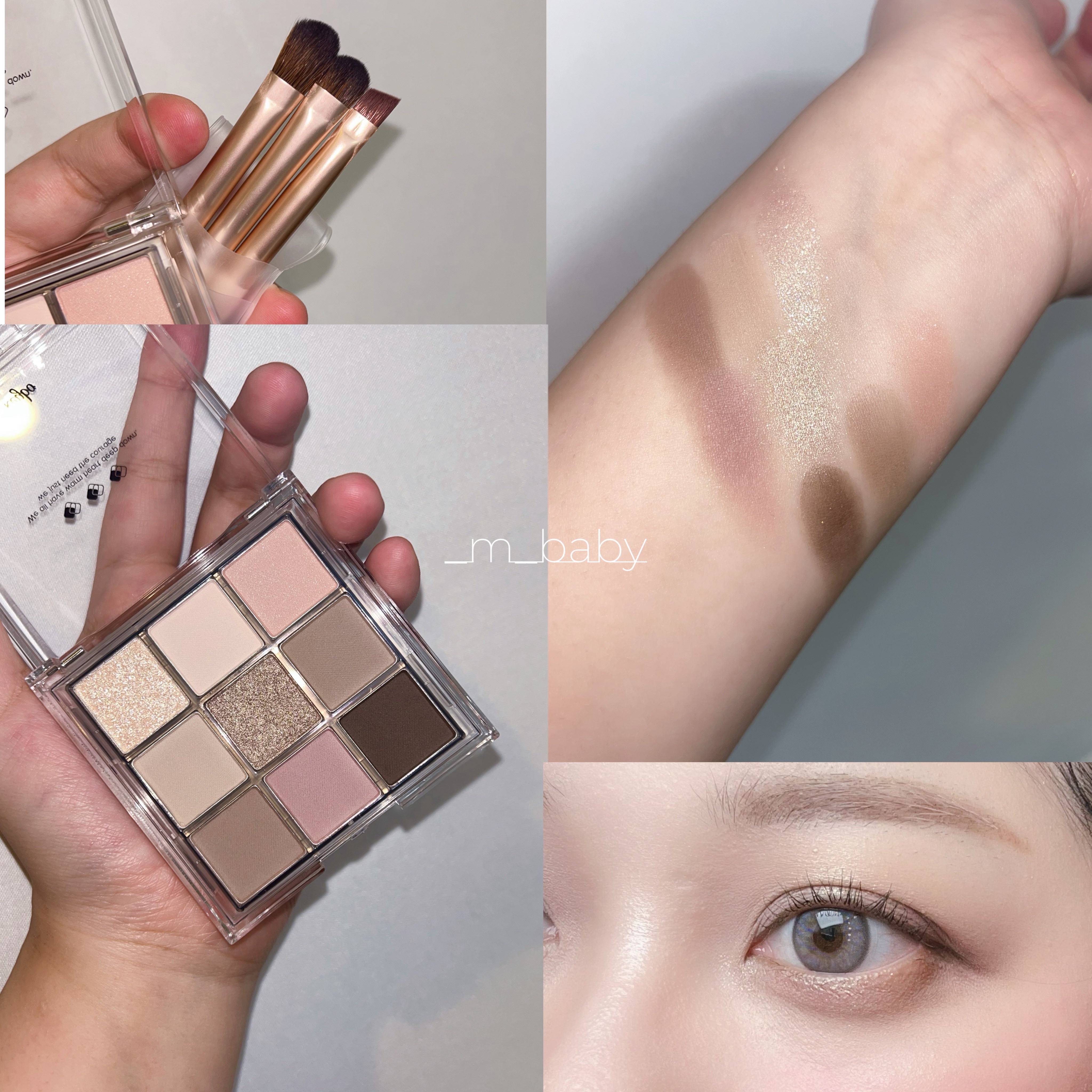 KEYBO FALL IN LOVE SHADOW PALETTE/keybo/アイシャドウパレットを使ったクチコミ（1枚目）