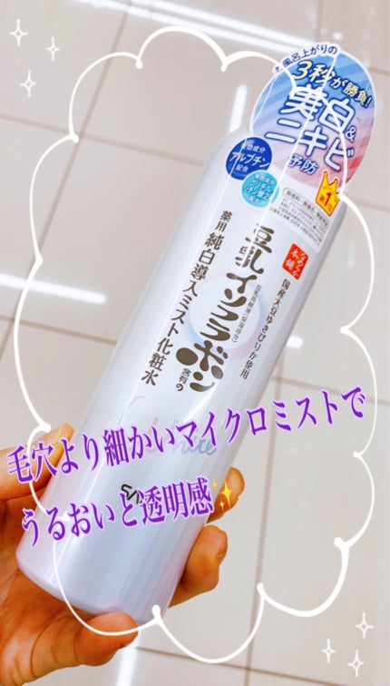 マイクロ純白ミスト化粧水/なめらか本舗/ミスト状化粧水を使ったクチコミ(1枚目)