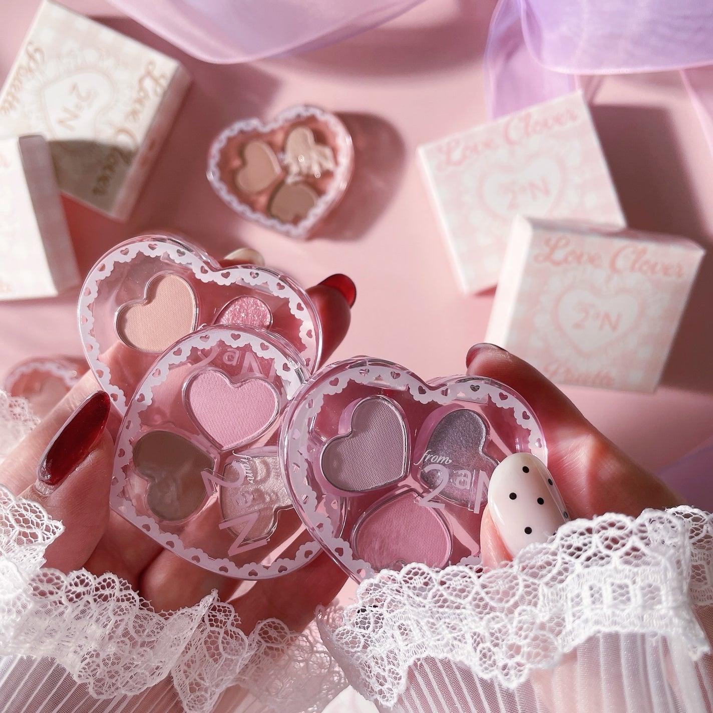 ラブクローバーパレット/2aN/アイシャドウパレットを使ったクチコミ(3枚目)