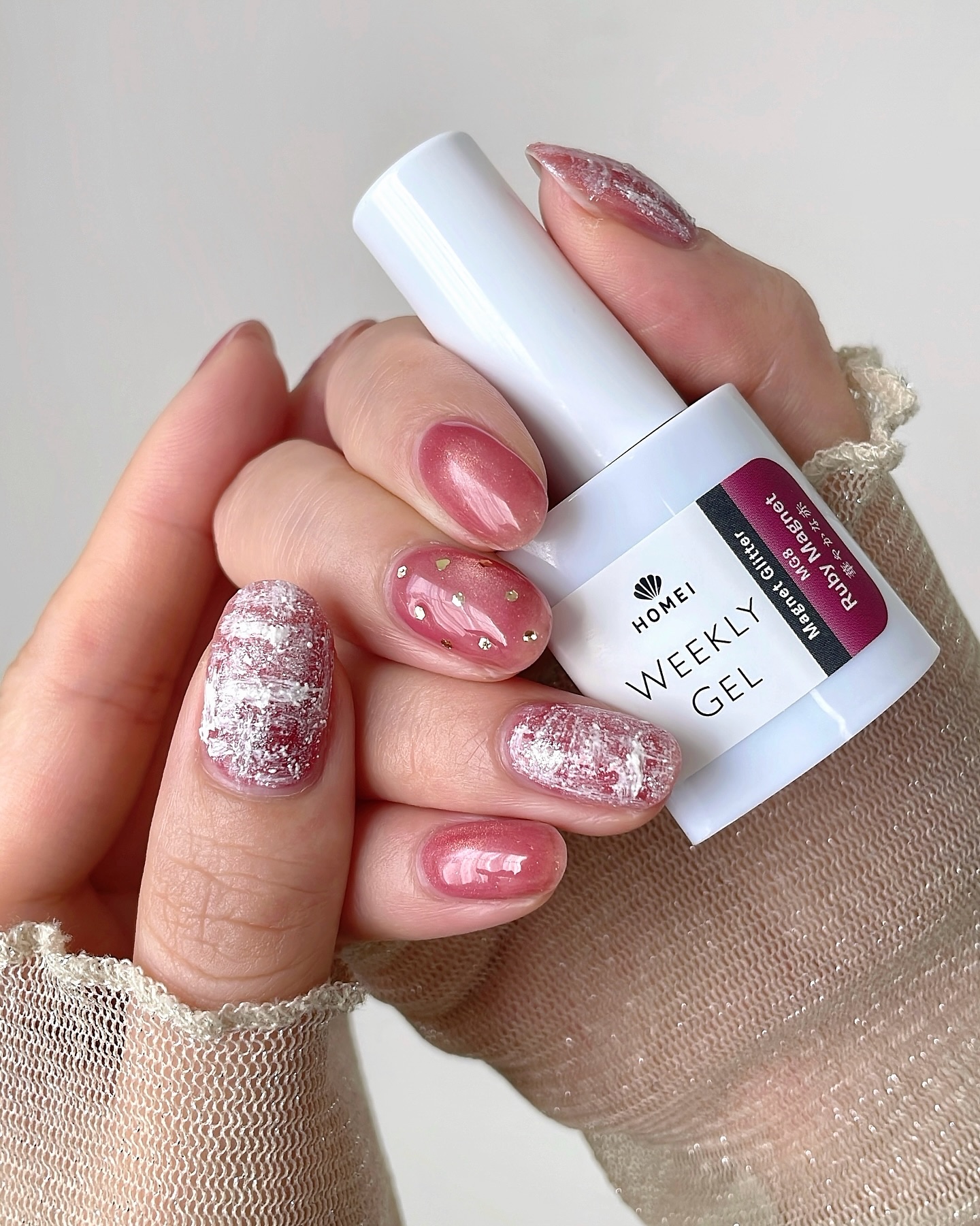 HOMEI ウィークリージェル/HOMEI/ジェルネイルを使ったクチコミ（3枚目）