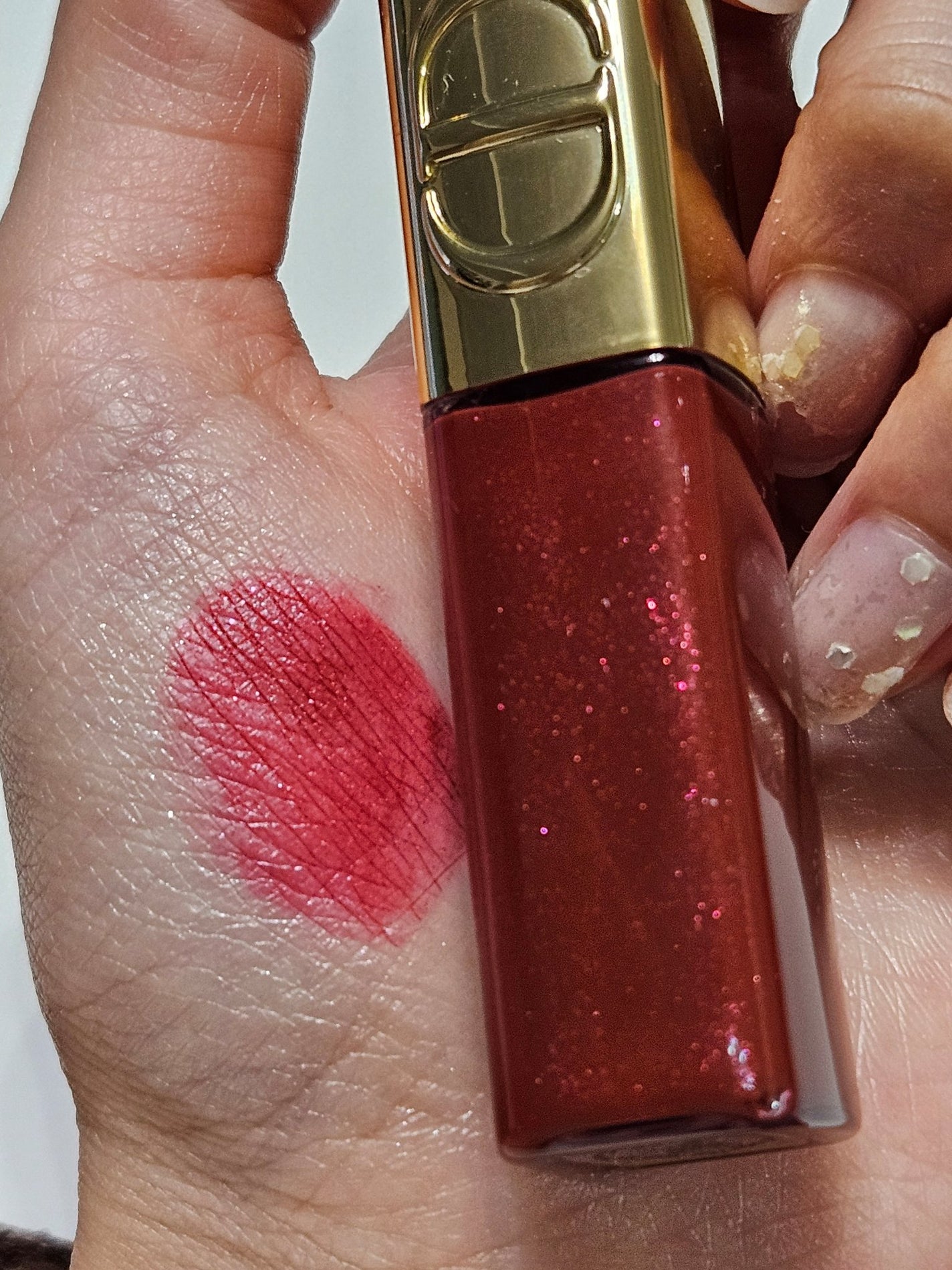 ルージュ ディオール シークイン リキッド デュオ(ホリデーコレクション 2025 限定品)/Dior/口紅・グロス・リップライナー・リップケアを使ったクチコミ(2枚目)