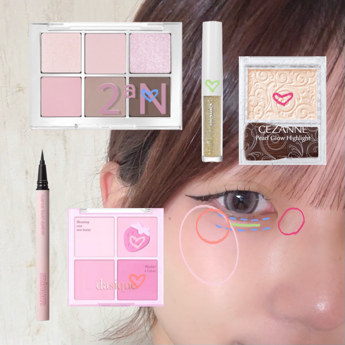 パールグロウハイライト/CEZANNE/パウダーハイライトを使ったクチコミ（2枚目）
