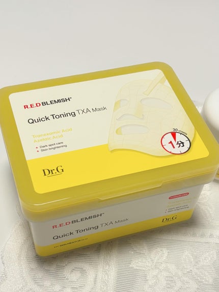 レッドブレミッシュ クイックトーニングTXAマスク/Dr.G/シートマスク・パックを使ったクチコミ(1枚目)