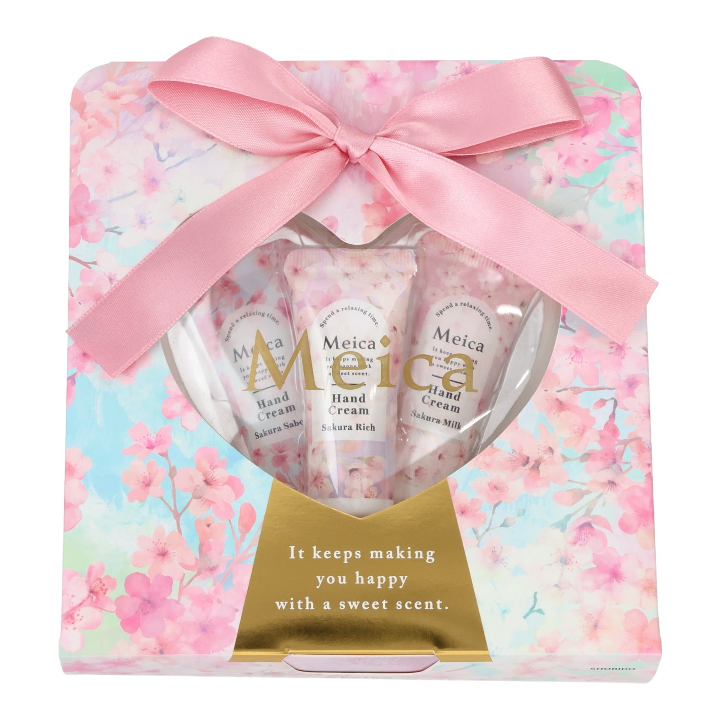 Meica ハンドクリーム3本セット < さくらの香り > SHOBIDO