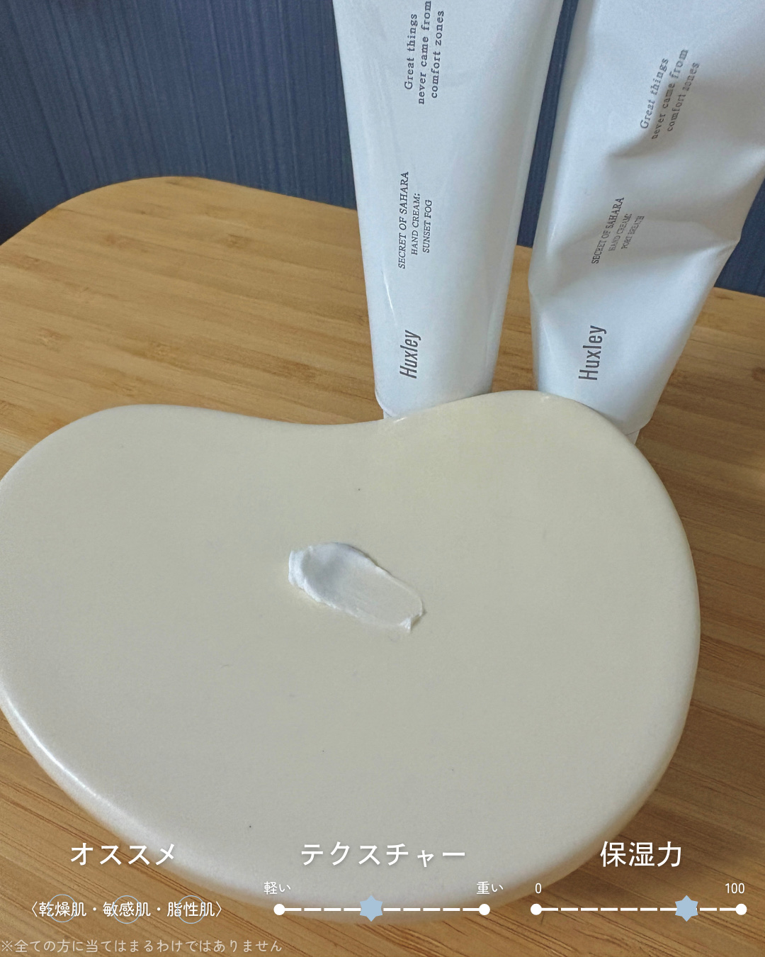 ハンドクリーム サンセットフォグ/Huxley/ハンドクリームを使ったクチコミ（3枚目）