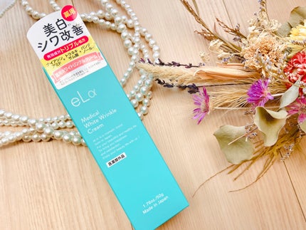 Medical White Wrinkle Cream/eLα/フェイスクリームを使ったクチコミ(2枚目)