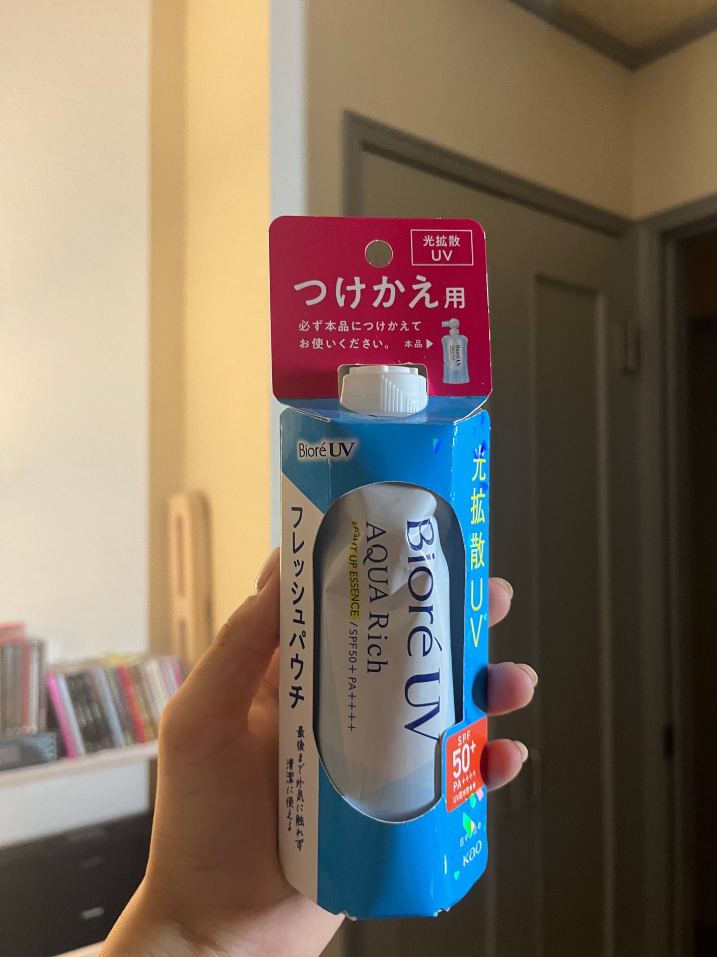 ビオレUV アクアリッチ ライトアップエッセンス/ビオレ/日焼け止めクリームを使ったクチコミ(1枚目)