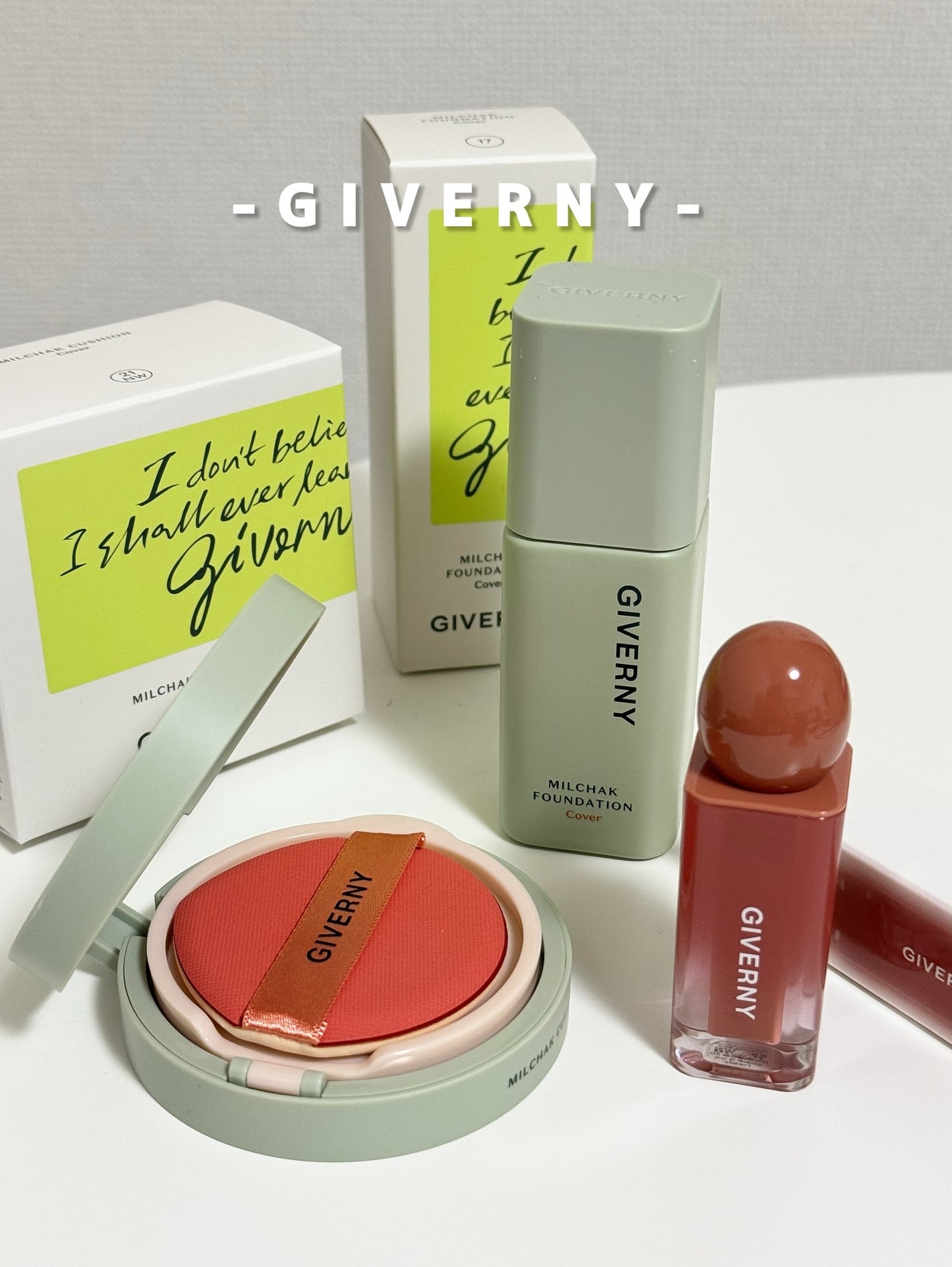 ジヴェルニー 密着カバークッション/GIVERNY/クッションファンデーションを使ったクチコミ(1枚目)