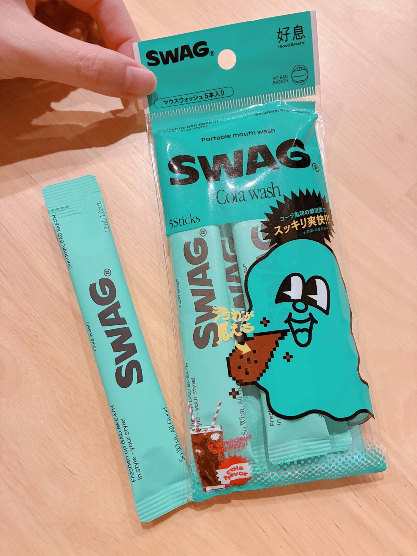 スワッグ コーラウォッシュ/SWAG/マウスウォッシュ・スプレーを使ったクチコミ(1枚目)